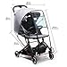 Stroller Rain Cover & Mosquito Net,Universal Baby Jeep Stroller , Protection Against Mosquitos,Clear Windproof Waterproof,Travel Umbrella Cover for Pram,Outdoor Use (Air Holes)