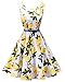 LaceLady Boatneck Vintage Sleeveless Tea Dress Belt Pleated Swing Party