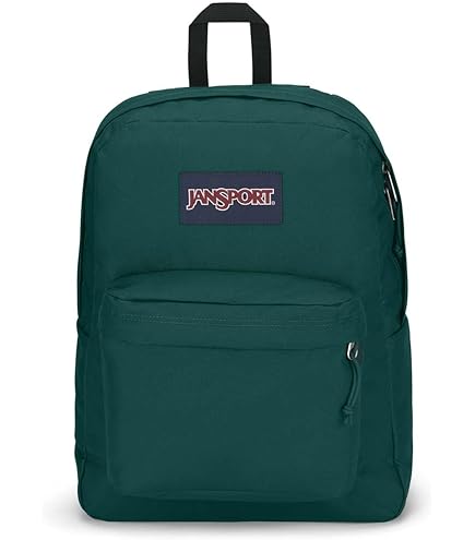 JANSPORT Large Backpack, Deep Juniper, One Size, SUPERBREAK ONE