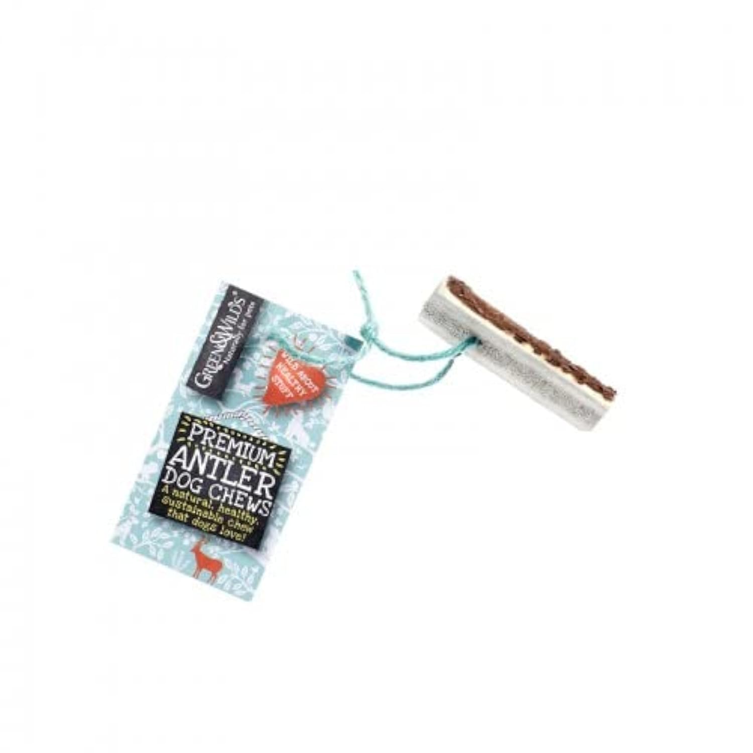 Green & Wilds easy dog antler - small