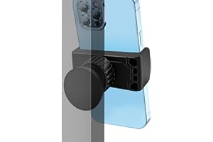 Phone Holder Universal Phone Clamp Mount Magnetic Phone Mount 360 Rotate Phone Stand Portable for Gym Golf Cart Kitchen Fit 4