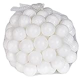 Lightaling 5.5cm Ocean Balls Soft Plastic Pit Balls White 100pcs