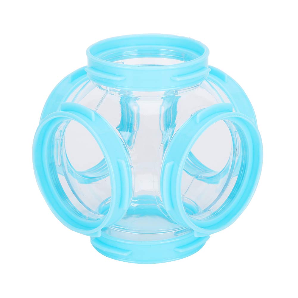 Hamster Tubes, 2pcs Hamster Toy Tubes Hamster DIY Tube Training Line Accessories Hamster Sports Tunnel for Hamsters, Squirrels, Hedgehogs, Guinea Pigs and Other Small Pets(Blue)