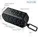 DLAND Water Resistant Wireless Bluetooth Speaker - IPX6 Waterproof, HD Audio, Built-in Mic, Support 3.5 mm Audio Jack - Heavy Duty Dust Proof, Shockproof, Ultra Portable 【Best Outdoor Speaker】