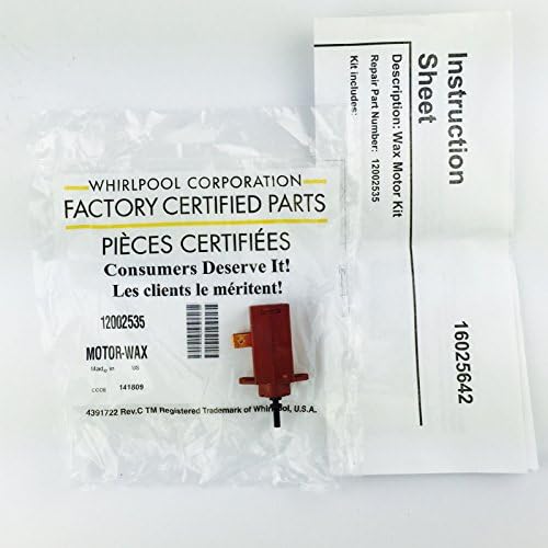 12002535 Genuine OEM Original Whirlpool Maytag Washer Wax Motor 12002535