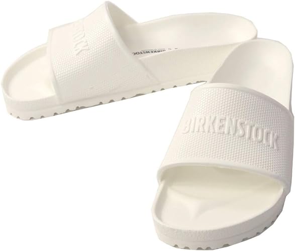 Amazon ビルケンシュトック Birkenstock バルバドス エヴァ サンダル ビーチ サンダル メンズ レディース 41 26 5 27 White Bs Barbadoseva Birkenstock ビルケンシュトック ビーチサンダル