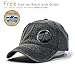 Vintage Year VintageYear Plain Washed Dyed Cotton Twill Low Profile Adjustable Baseball Cap (Charcoal Gray)