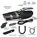Car Vacuum Cleaner, Kimfoxes 4 in 1 High Power Wet/Dry Auto Portable Handheld Vacuum Cleaner for Car Interior Cleaning, 15FT Power Cord, 5KPA Strong Suction Support 225mm Tire Inflation