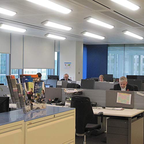 FaithSail Dimmable 4FT LED Light Fixtures 40W 48 Inch LED Flush Mount