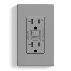 ELEGRP GFCI Outlet 20 Amp, Self-Test GFI Electrical