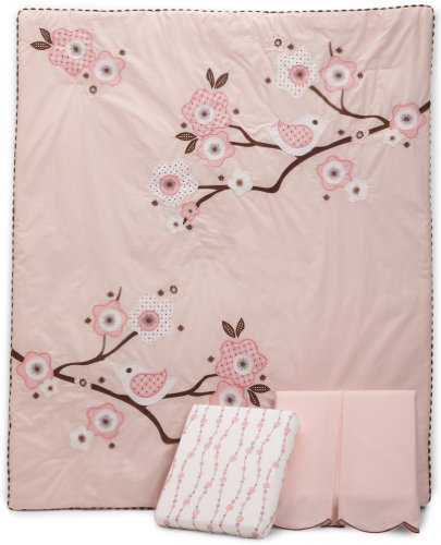 cherry blossom nursery bedding