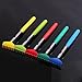 Bhbuy Retractable Back Scratchers Telescoping Extendable Body Massager Tools,Stainless Steel with Non Slip Handle,Set of 5,Random Color