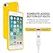 GOOSPERY Pearl Jelly for Apple iPhone 7 Case (2016) Slim Thin Rubber Case (Yellow) IP7-JEL-YEL