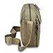 Harwish Men's Multifunctional Canvas Messenger Handbag Outdoor Sports Over Shoulder Crossbody Side Bag