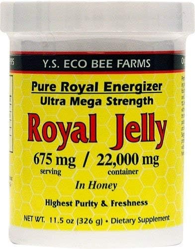 Y.S. Eco Bee Farms, Royal Jelly in Honey, 675 mg, 3 Pack (11.5 oz (326 g))