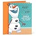 Hallmark Birthday Greeting Card for Kids (Olaf Frozen with Mirror)