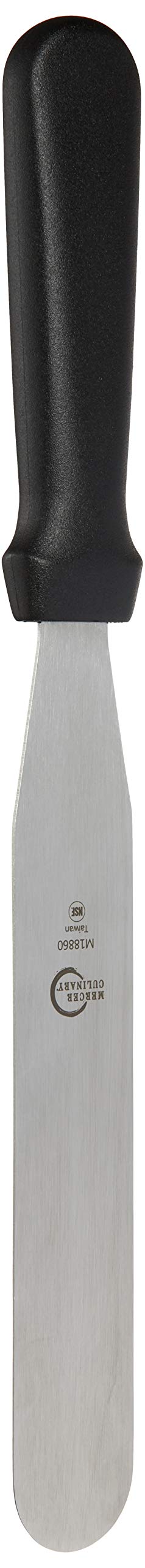 Mercer Culinary Straight Spatula, 8 Inch, Black