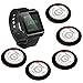 SINGCALL Wireless Service Calling System,for Bank Restaurant hotel,Call Waiter,New Generation Watch Receiver, Pack of 5 Pagers and 1 Watch Receiver(APE6800)
