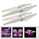 STARTRC Phantom 3 Propeller Props Rechargeable LED Flash Propellers for DJI Phantom 3 Standard/Pro/Advanced/Phantom 3 SE/WIFI 4K Propeller Blades 2 Pairs