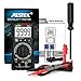 Digital Multimeter AC DC Current Voltage Tester MESTEK TRMS Autoranging NCV VFC Battery Amp Volt Ohm Hz Diode Resistance Frequency Capacitance Continuity Electrical Meter with Probe Clips 9999 Counts