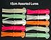 Assorted Squids Glow in Dark Luminous Bulb Squid Skirts Soft Lures Bait Fishing Tackle Trolling Octopus Lures Hoochies