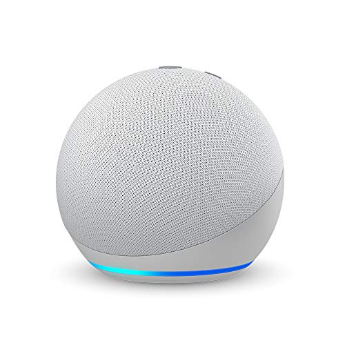 Echo Dot (4th Gen) | Smart speaker with Alexa | Glacier White - Image 3