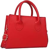 GORGLITTER Women's Small Crossbody Purse Double Handle Satchel Shoulder Bag Crossbody Square Bag Purse Handbag | Small, Double Handle, Crossbody Square Bag