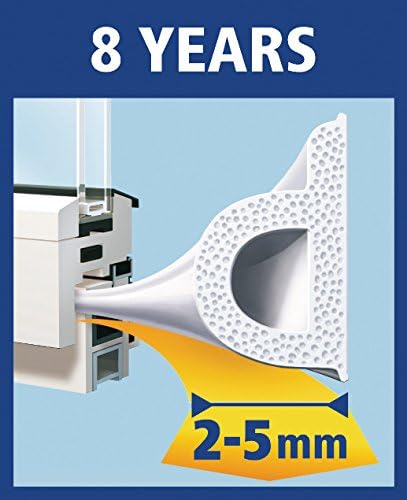 tesamoll P-Profile Seal - Self Adhesive Rubber Draught Excluder for Insulating Gaps in Windows and Doors - Brown - 10 m x 9 mm x 5.5 mm - Image 3