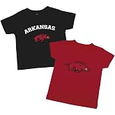 Two Feet Ahead Pack of 2 Toddler Short Sleeve T-Shirts Tee College Licensed Shirt