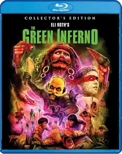 Amazon Com The Green Inferno Blu Ray Lorenza Izzo Ariel Levy Daryl Sabara Kirby Bliss Blanton Magda Apanowicz Sky Ferreira Nicolas Martinez Aaron Burns Ignacia Allamand Ramon Llao Eli Roth Movies Tv