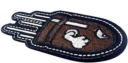 TACtical Military Angry flight Bullet, Minkoll Moderate TACtical Badge Morale Patchs for Clothing Hat Bag