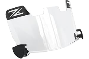 ZIXIOYS Tinted Football Visor, Universal Helmets Fits Youth and Adult Football Helmets (Clear)
