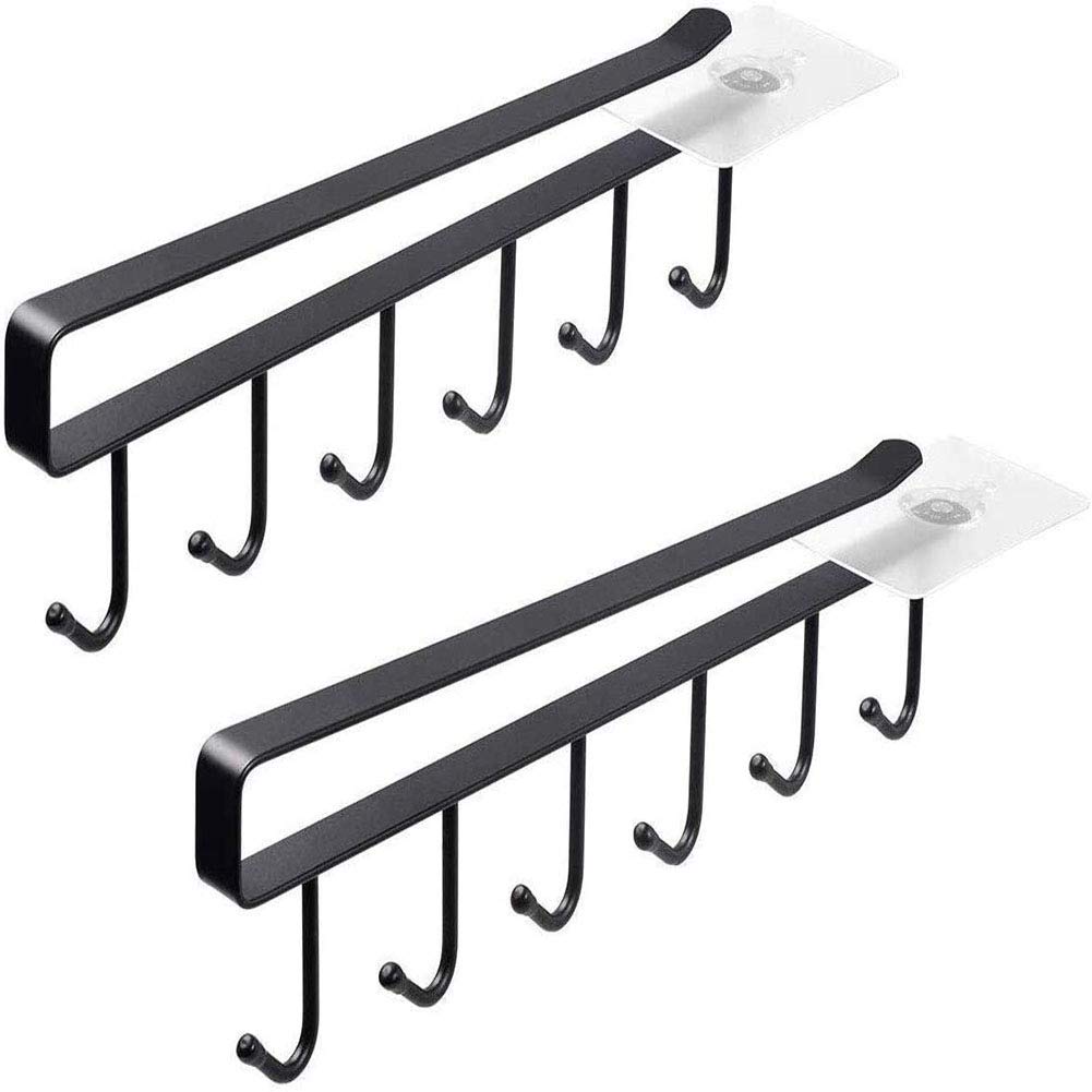 You&Lemon selbstklebender Becherhalter unter dem Schrank mit 6 Haken