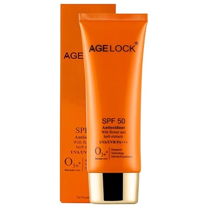 O3+ Agelock SPF 50 Antioxidant with Flower and Herb Extracts, 75g