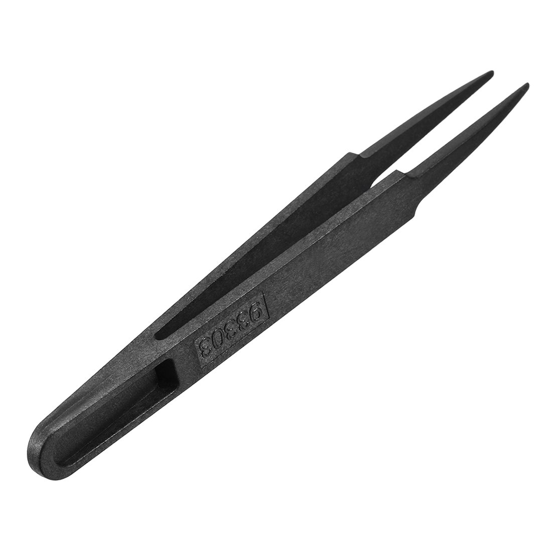 Sourcingmap Plastic Anti-Static Tweezers, Precision Point Tip for Jewelry Craft DIY Beauty Electronics Repair Tools Black