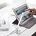 Simpeak Compatible for Apple Pencil Charger Stand Dock with Built-in Charging Cable, Aluminum, Silver