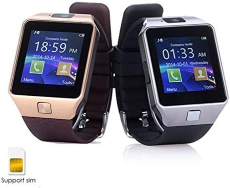 ITEMVAN Bluetooth Smart Watch Phone with Camera/Wrist Watch & Sim Card Support for Android/iOS Devices