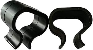 Mingchen Practical Sofa Rattan Furniture Clips Fastener Garden Rattan Chair Connector Black Large and Small Decoration Crafts 10 Pieces (D)