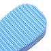 BCP 2 PCS Silicone Mini Handheld Laundry Board Washboard (Blue)
