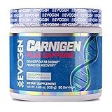 Evogen Carnigen Plus | Fat Burning Carnitine & Caffeine Powder | Sour Apple | 80 Servings