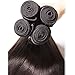 Unice Hair 7a Malaysian Straight Hair 4 Bundles Virgin Unprocessed Human Hair Wefts Hair Extensions Deal with Mixed Lengths 100% Human Hair Extensions