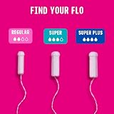 FLO Organic Cotton Tampons Non-Applicator Super 32 Count view 4