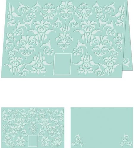 Craftwell USA Embossing Folder, Divine Damask, 8.5 by 11-Inch by Craftwell USA