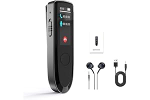 VBESTLIFE Digital Voice Recorder, Portable Bluetooth Call Recording Device with Back Clamp, for Meetings Interviews Lectures 