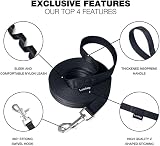 Loutep Training Lead for Dogs 3m 5m 10m 15m 20m 25m 30m Nylon Rope Leash view 5