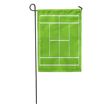Amazon Com Semtomn Seasonal Garden Flags 28 X 40 Field Tennis