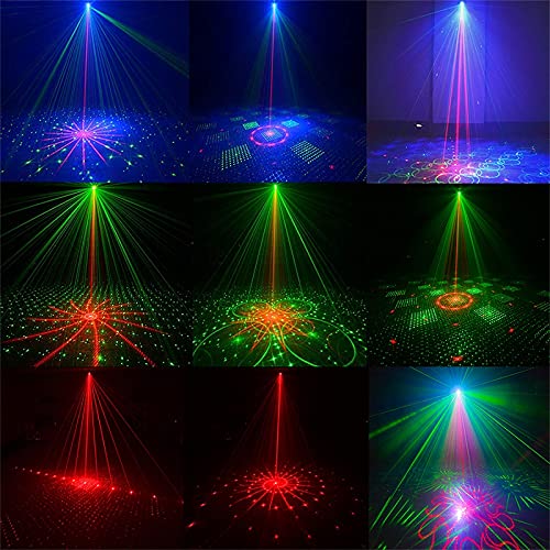 LED Disco Light Laser Projector RGB 60 Patronen Party Light Soundlights DJ Stage Light met afstandsbediening voor… - Afbeelding 7