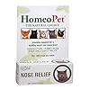 HomeoPet FELINE NOSE RELIEF - 100% Natural Pet Medicine. Support for a healthy nasal and sinus tract. Runny nose, watery…