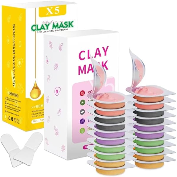 Amazon.com: 20 Pcs Silicone Face Mask Applicator, 2 in 1 Double