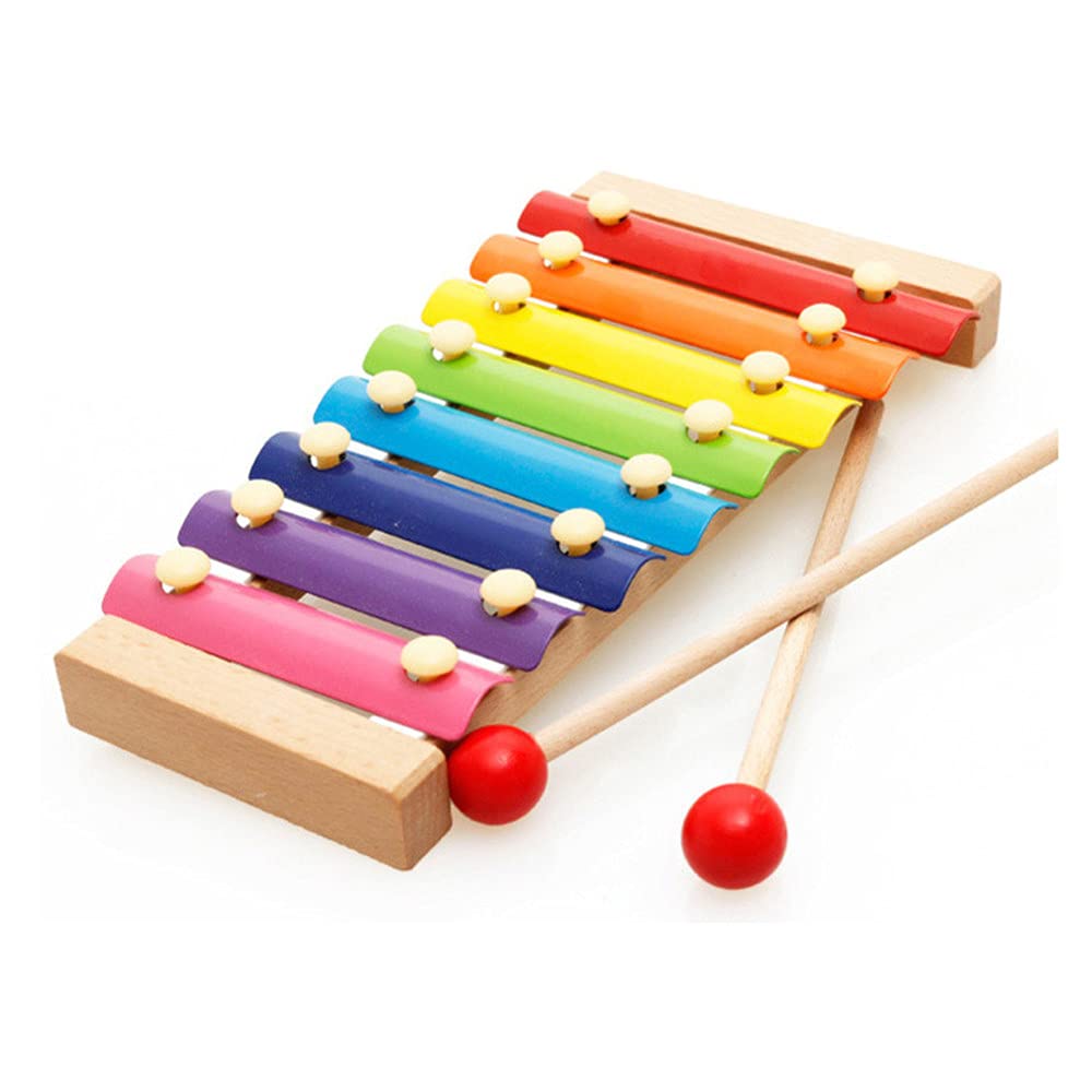 Xylophone for kids, Best Holiday/Birthday DIY Gift Idea for your Mini Musicians Color Scissor Wooden Xylophone Toy with Child Safe Mallets, Educational Musical Instruments Toy for Toddlers Child